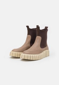 Bisgaard Botas de tornozelo com plataforma - tortora