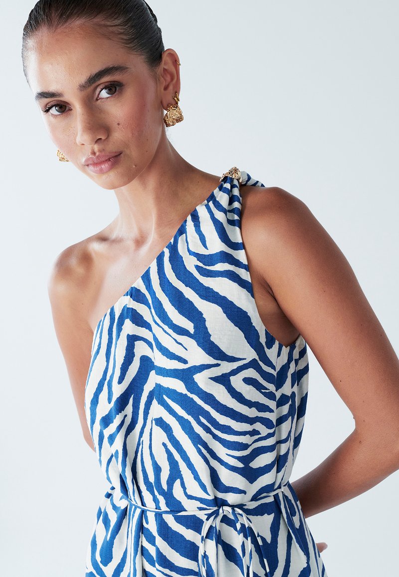 BWLDR PENE DRESS - Maxi dress - blue zebra/light blue - Zalando.ie