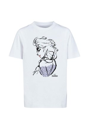 ELSA  - Print T-shirt - white