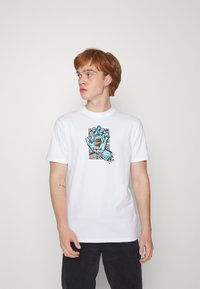 Santa Cruz FLIER HAND UNSIEX - T-shirt estampada - white