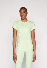 adidas Performance Športne majice - semi green spark/white