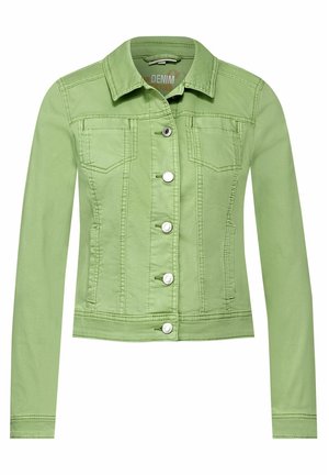 Giacca di jeans - mottled green
