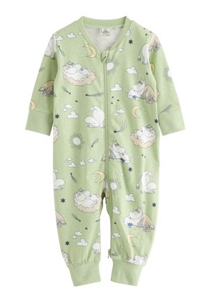 Lindex, LINDEX MOOMIN PYJAMA ONESIE LINDEX UNISEX - Pyjamas - light dusty green