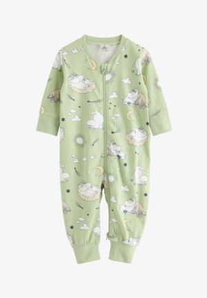 Lindex, LINDEX MOOMIN PYJAMA ONESIE LINDEX UNISEX - Pyjama - light dusty green