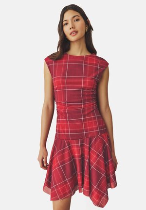 Next SHORT SLEEVE - Vestito casual - red check