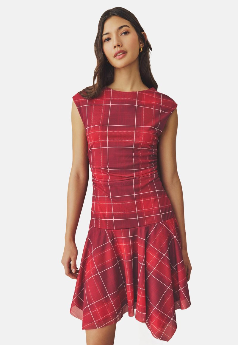 Next SHORT SLEEVE - Päevakleit - red check