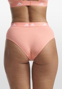adidas Sportswear 3 PACK - Kalhotky - schwarz grau koralle