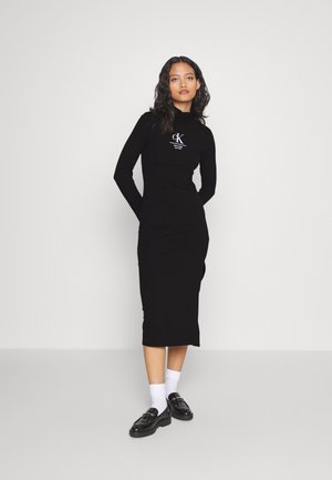 ROLL NECK LONG DRESS - Sukienka letnia - black