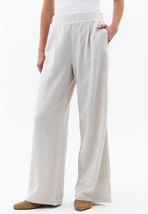 OXXO MIT TENCEL QUALITÄT - Pantalon classique - black stripe