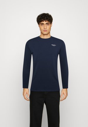 ORIGINAL BASIC  - Pikkade varrukatega topp - dar blue