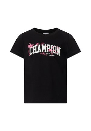 SS TEE GRAPHIC SHOP - T-shirt imprimé - black