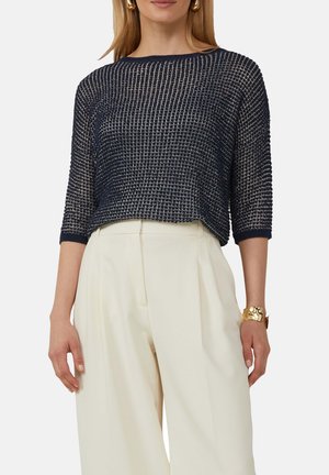 Strickpullover - blau