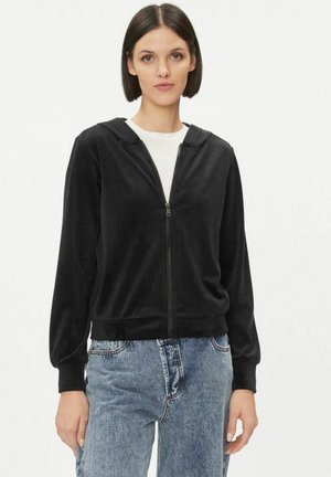 ONLREBEL ZIP HOOD  - Sweater met rits - nero