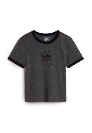 Vans CRUZING RINGER - T-Shirt print - medium grey