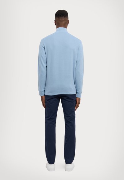 Polo Ralph Lauren ESTATE RIB QUARTER ZIP PULLOVER - Pullover - vessel blue