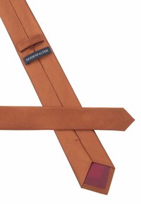 Seidenfalter Krawatte - cognac