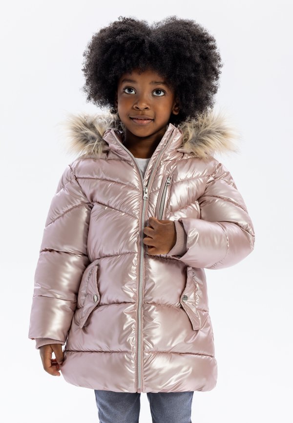 PADDED WITH FAUX FUR TRIM HOOD - Winterjacke