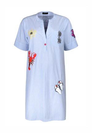 Grace, STREIFEN HUMMER - Day dress - lightblue