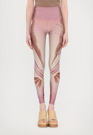 BLUSH PRINTED - Leggings - Hosen - blush/brown