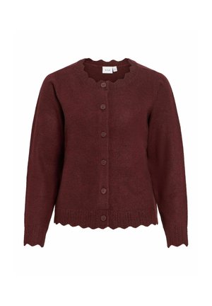 VILA, KNITTED CARDIGAN VINIKOLINA BUTTONED - Gilet - port royale
