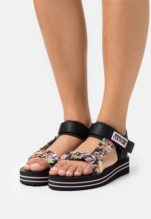 Platform sandals - multicolor