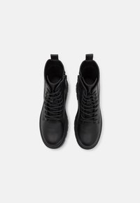 Even&Odd Wide Fit Botines con plataforma - black