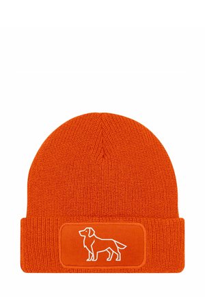 PATCH LABRADOR POLYGON DESIGN - Beanie - labrador orange