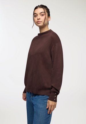 LUPETTO UNITA - Maglione - marrone scuro