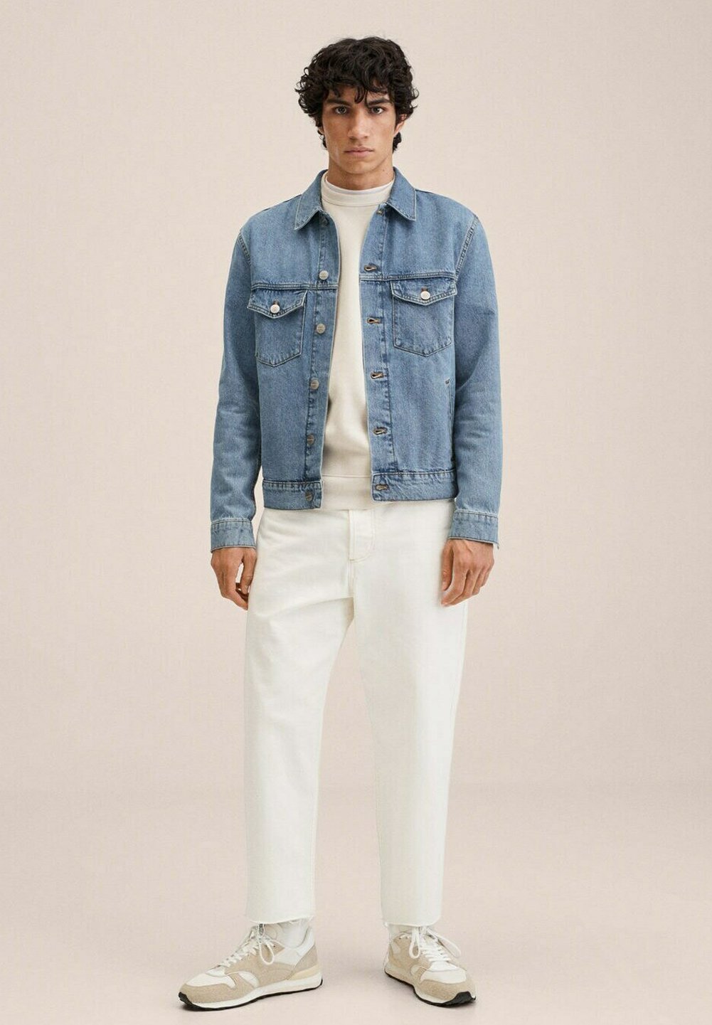 Mango RYAN - Giacca di jeans - mittelblau/blu - Zalando