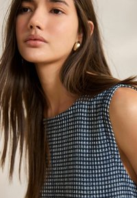 Next Haljina od žerseja - black  white gingham