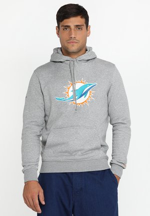 MIAMI DOLPHINS HOODIE - Vereinsmannschaften - heather gray