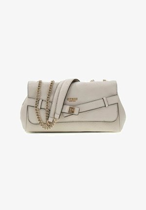 Guess, ELLA LOGO CONVERTIBLE XBODY FLAP - Sac bandoulière - stone logo