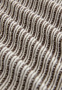 Next TEXTURED SHORT SLEEVE - Majica - neutral brown stripe