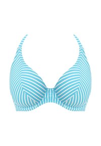 JEWEL COVE - Top de bikini - stripe turquoise