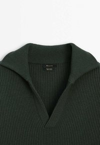 Massimo Dutti Strickpullover - dark green