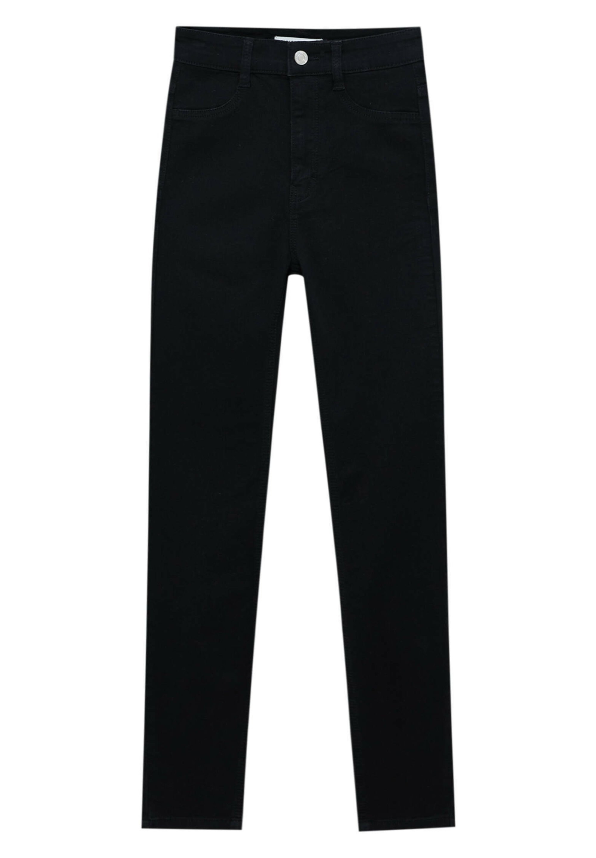 Mottled Black Skinny Jeans