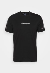 Champion T-shirt med print - black