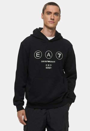 Felpa con cappuccio - black