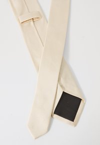 Calvin Klein TONAL STRUCTURE  - Kaklaraištis - stony beige