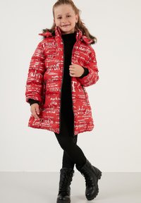 LELA REGULAR FIT - Winter coat - red