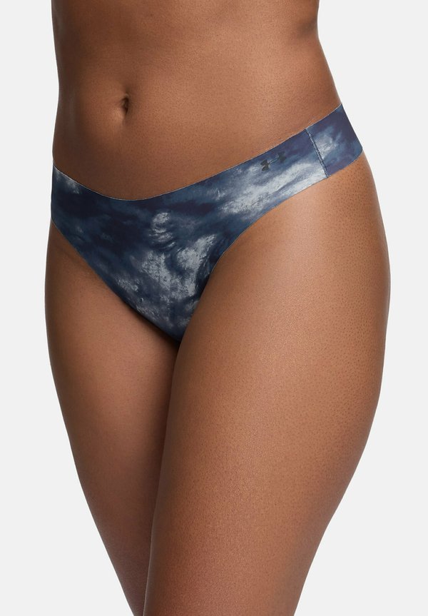 PURE STRETCH PRINTED - Thong - downpour gray3