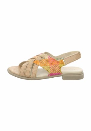 Sandalen - fuxia kombi