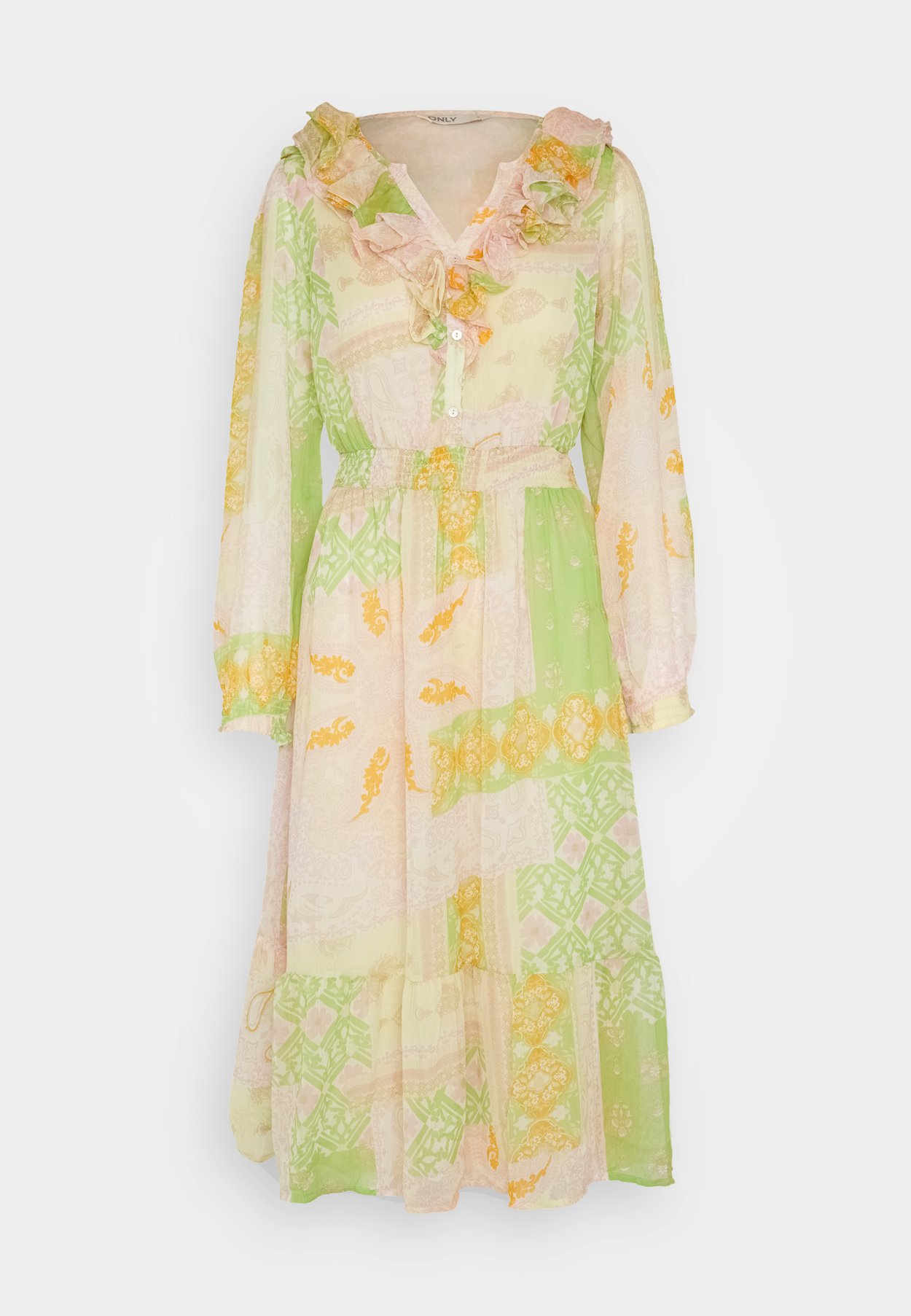 ONLSTELLA PATCH MIDI DRESS
