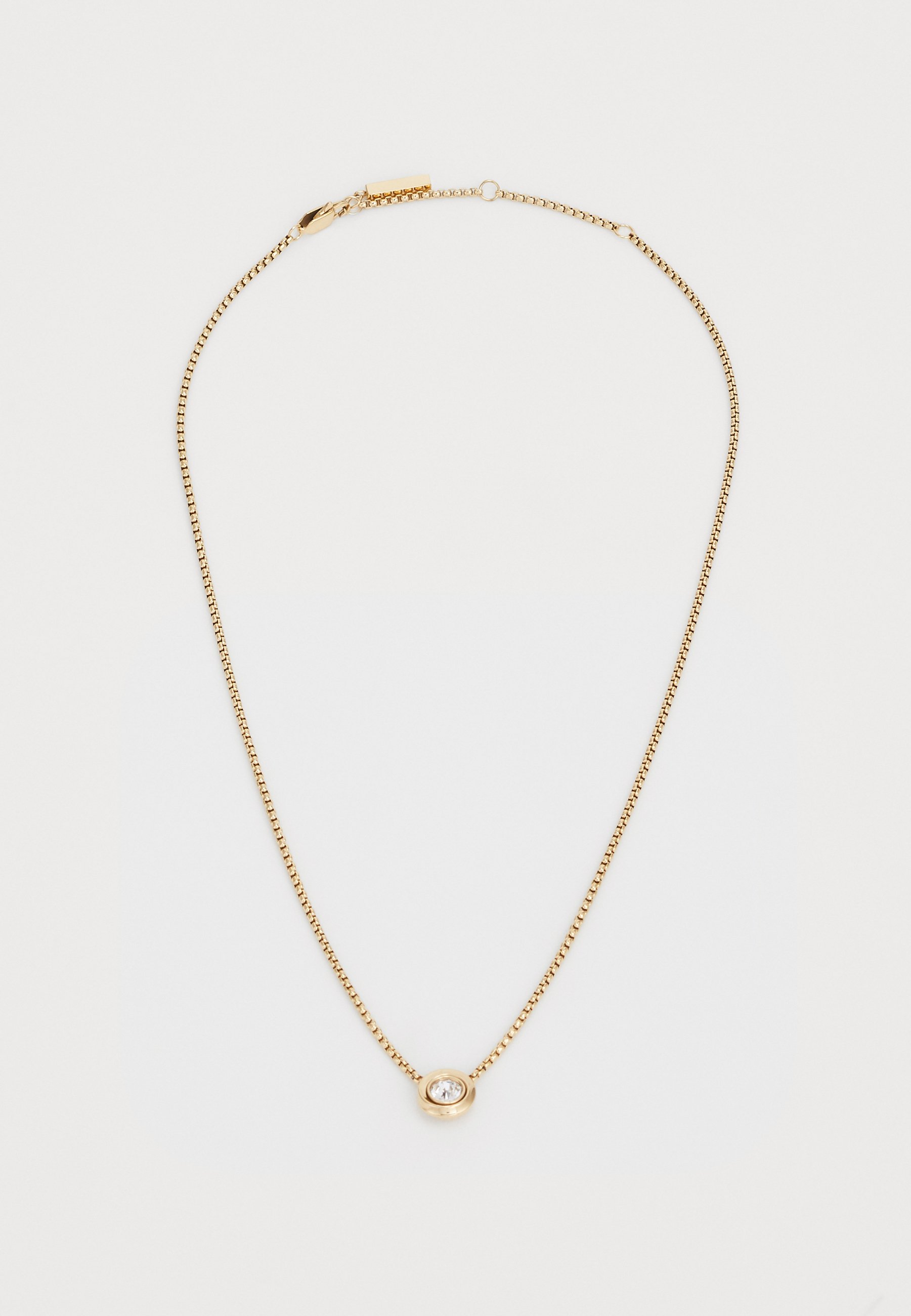 Calvin Klein TWISTED BEZEL SOLITAIRE Necklace gold-coloured
