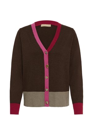 Culture, CUCLARE ANNEMARIE CARDIGAN - Chaqueta de punto - coffee bean melange