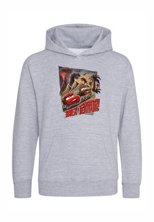 CARS 2 TREX TERROR - Sweat à capuche - heather grey