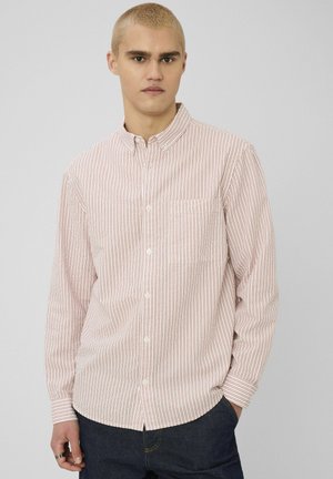 MANCHES LONGUES RAYÉE - Chemise - rouge