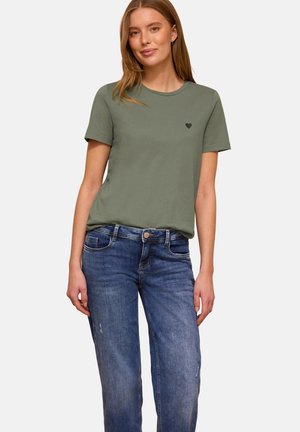 Street One Studio MIT HERZ - T-shirts basic - grün