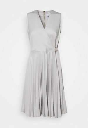 CLOSET D RING WRAP FULL SKIRT DRESS - Cocktail dress / Party dress - silver