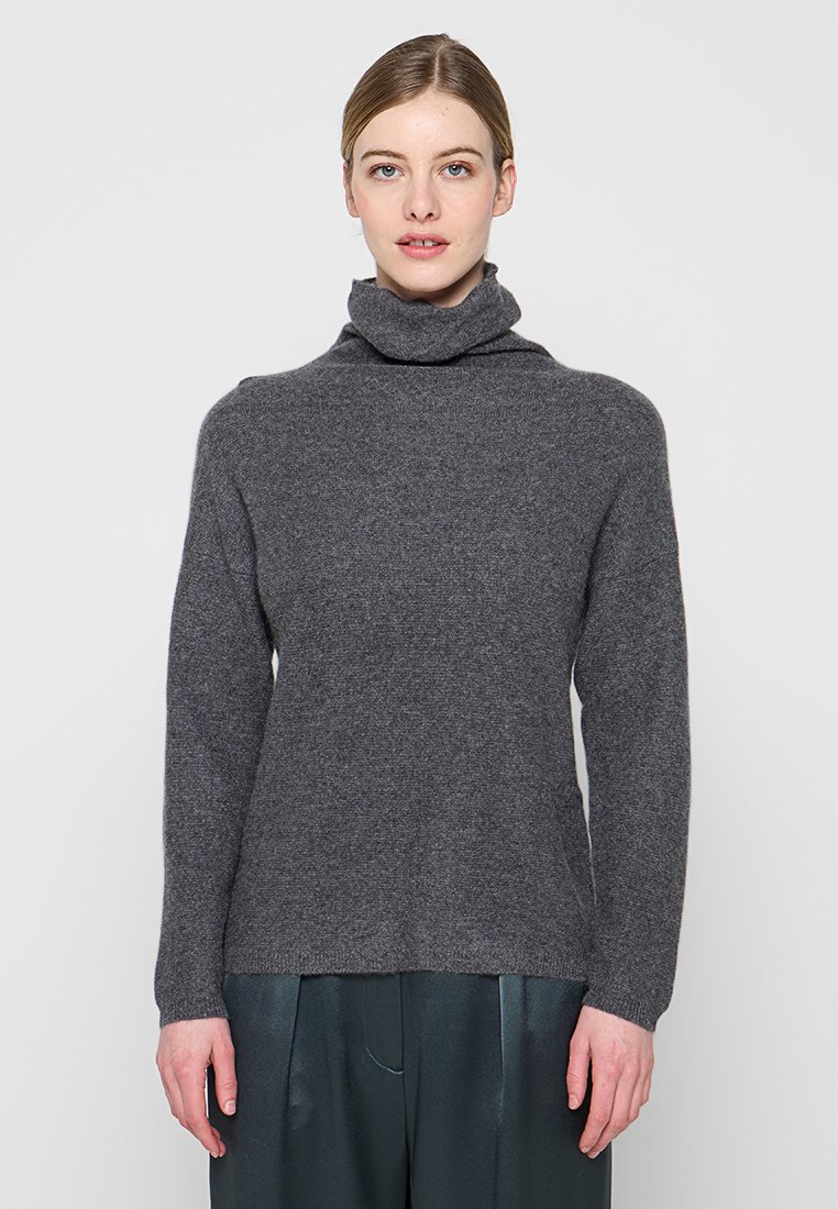 Just Cashmere Trui antraciet